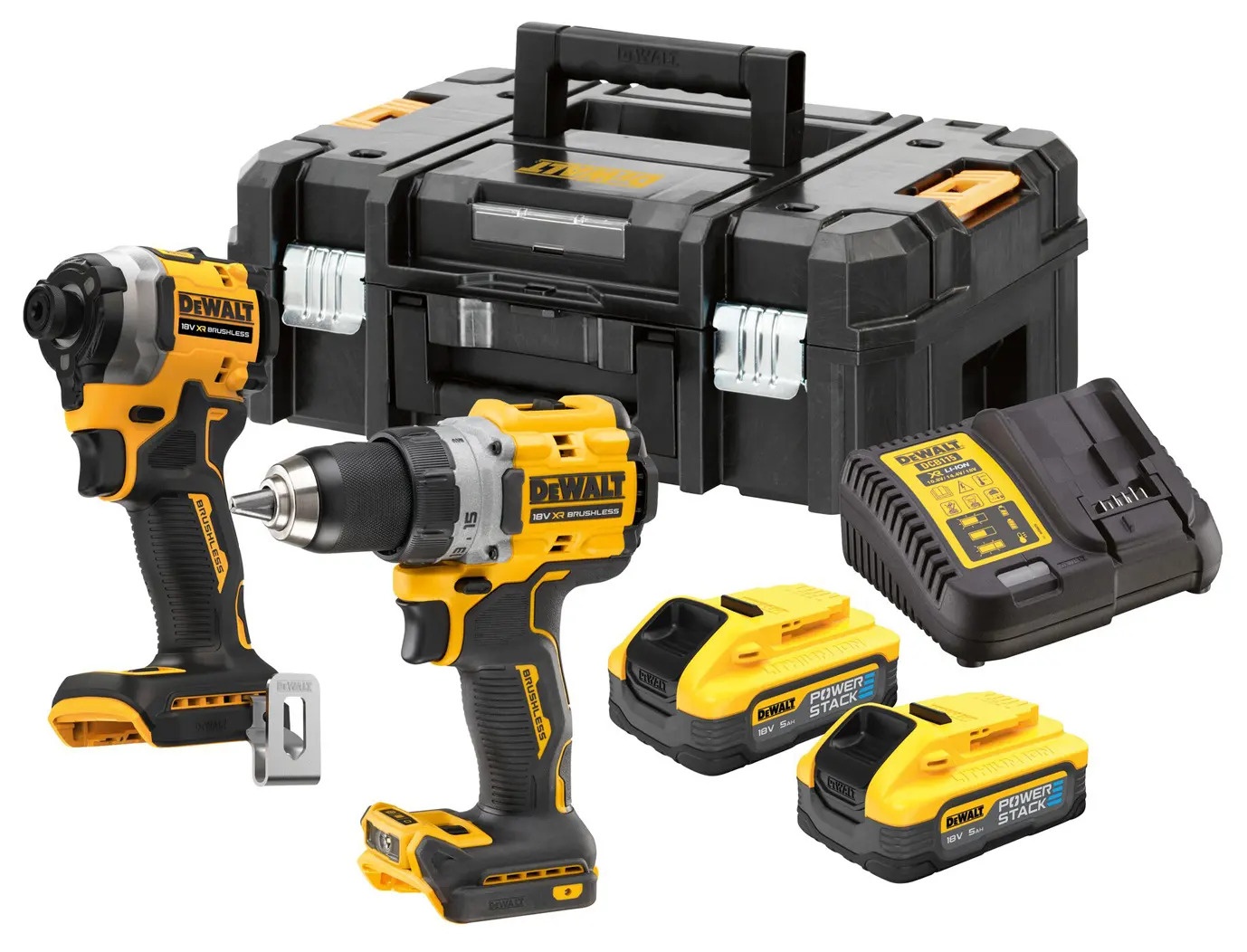 Set DeWalt DCK2051E2T (DCD800+DCF850)