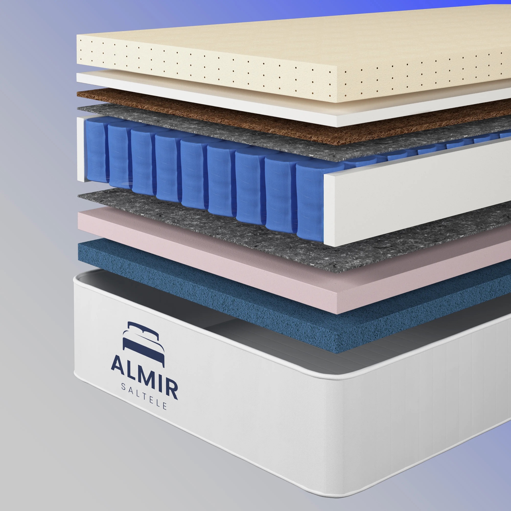 Saltea ortopedica Almir Latex Plus 100x190x31