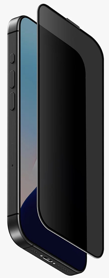 Sticlă de protecție pentru smartphone Uniq Screen Protector Optix Privacy for iPhone 16 Black