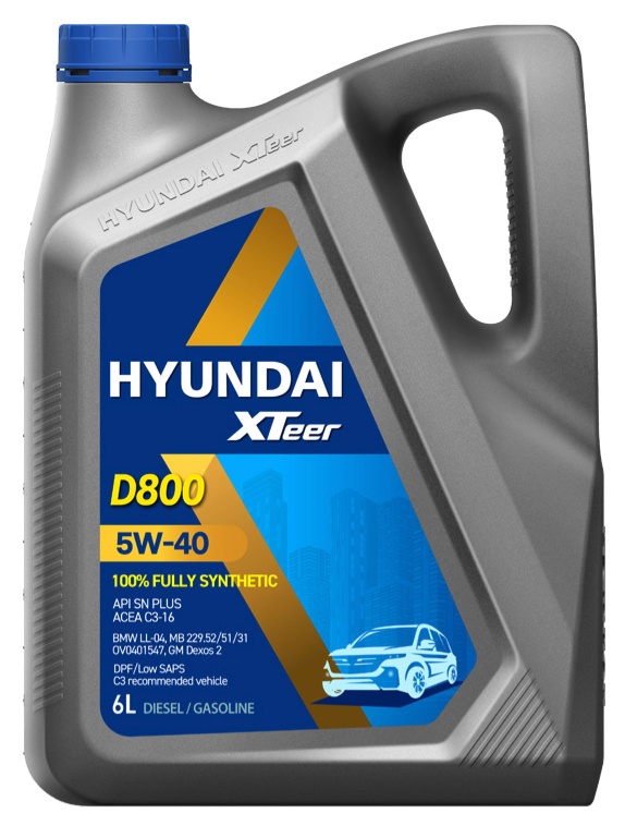 Ulei de motor Hyundai XTeer D800 5W-40 6L