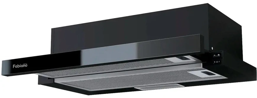 Hota Fabiano Slimline 60 Black Glass