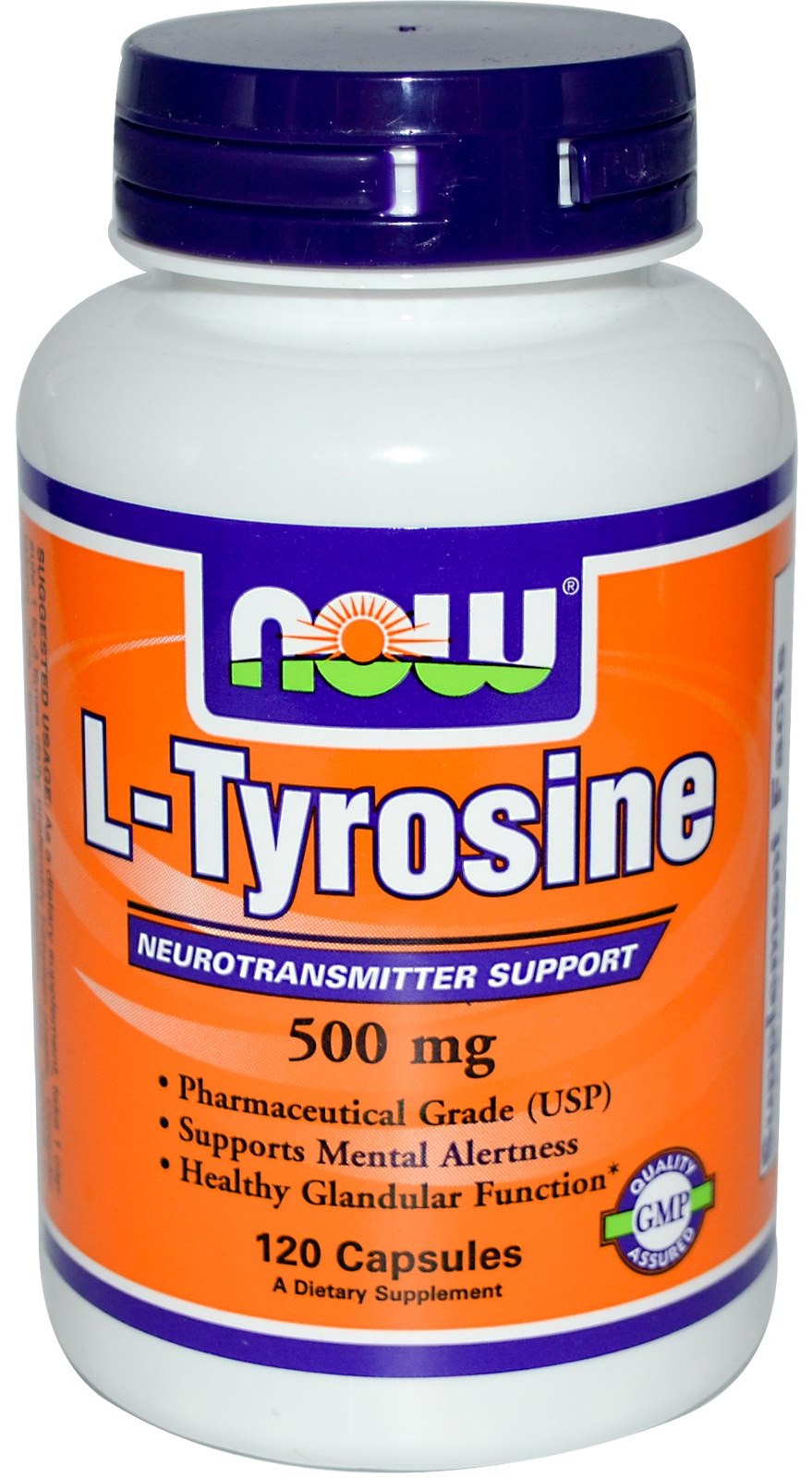 Аминокислоты NOW L-Tyrosine 500mg 120cap – PandaShop.md. Купить ...