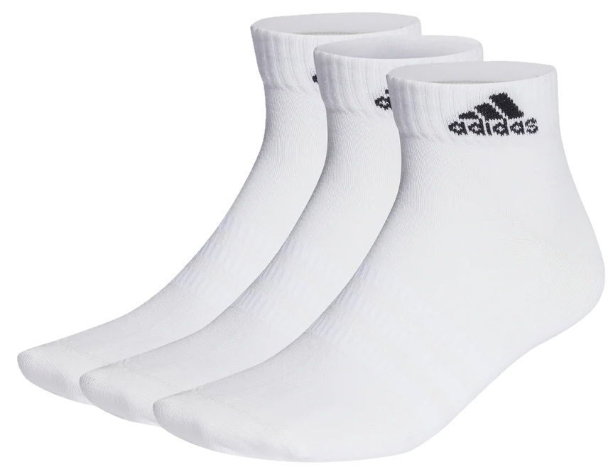 Ciorapi pentru bărbați Adidas Ankle 3Er Pack White/Black, s.XL