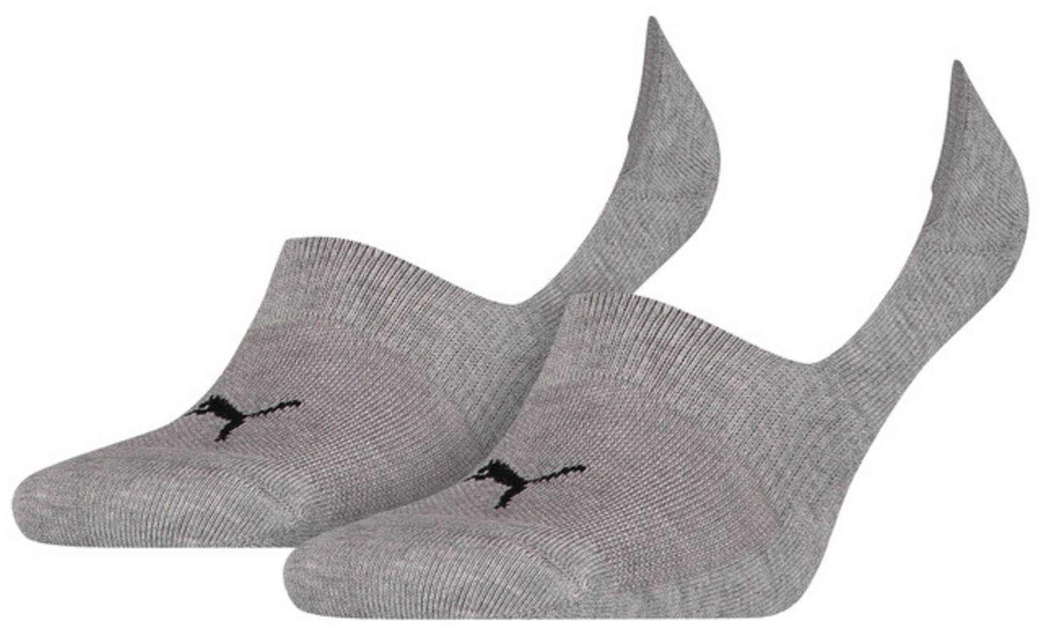 Ciorapi pentru bărbați Puma Footie 2P Unisex Middle Grey Melange, s.43-46 (141011001758)