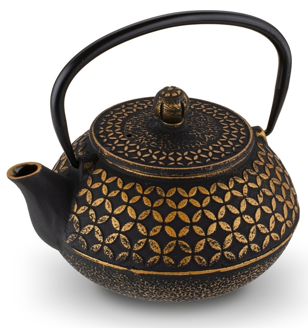 Ceainic pentru infuzie Konighoffer Hanako 0.8L Gold/Black