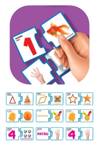 Puzzle Noriel Numere-Culori-Forme (S01001444)