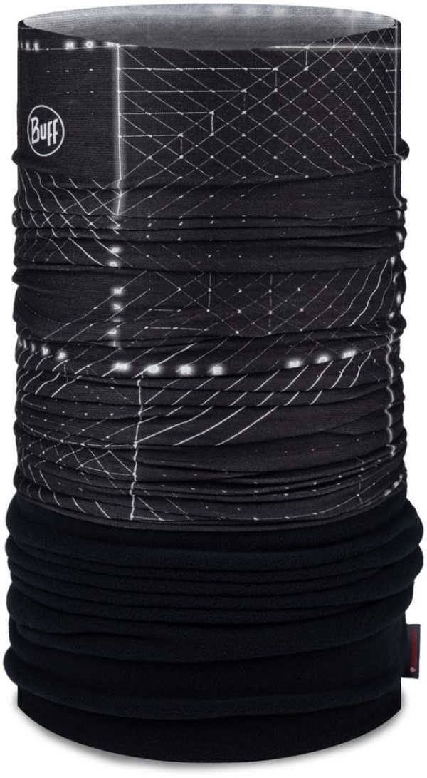 Headwear multifuncțional Buff Polar Neckwear Itsim Black