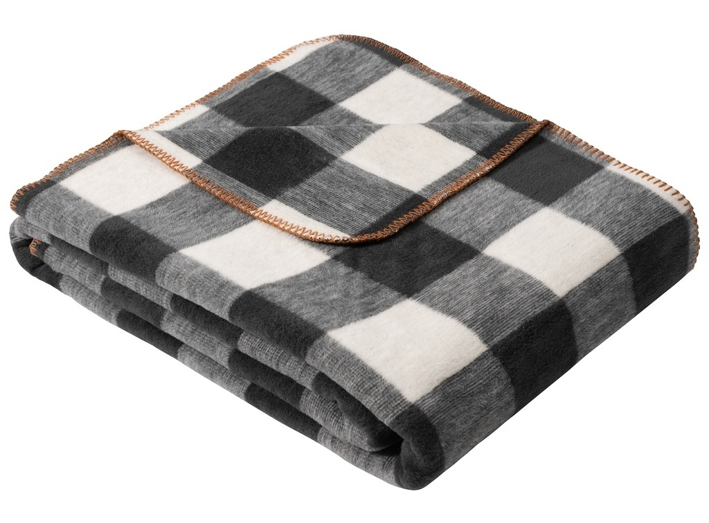 Pătura s.Oliver Jacquard Decke (2366) 150х200cm Black/White