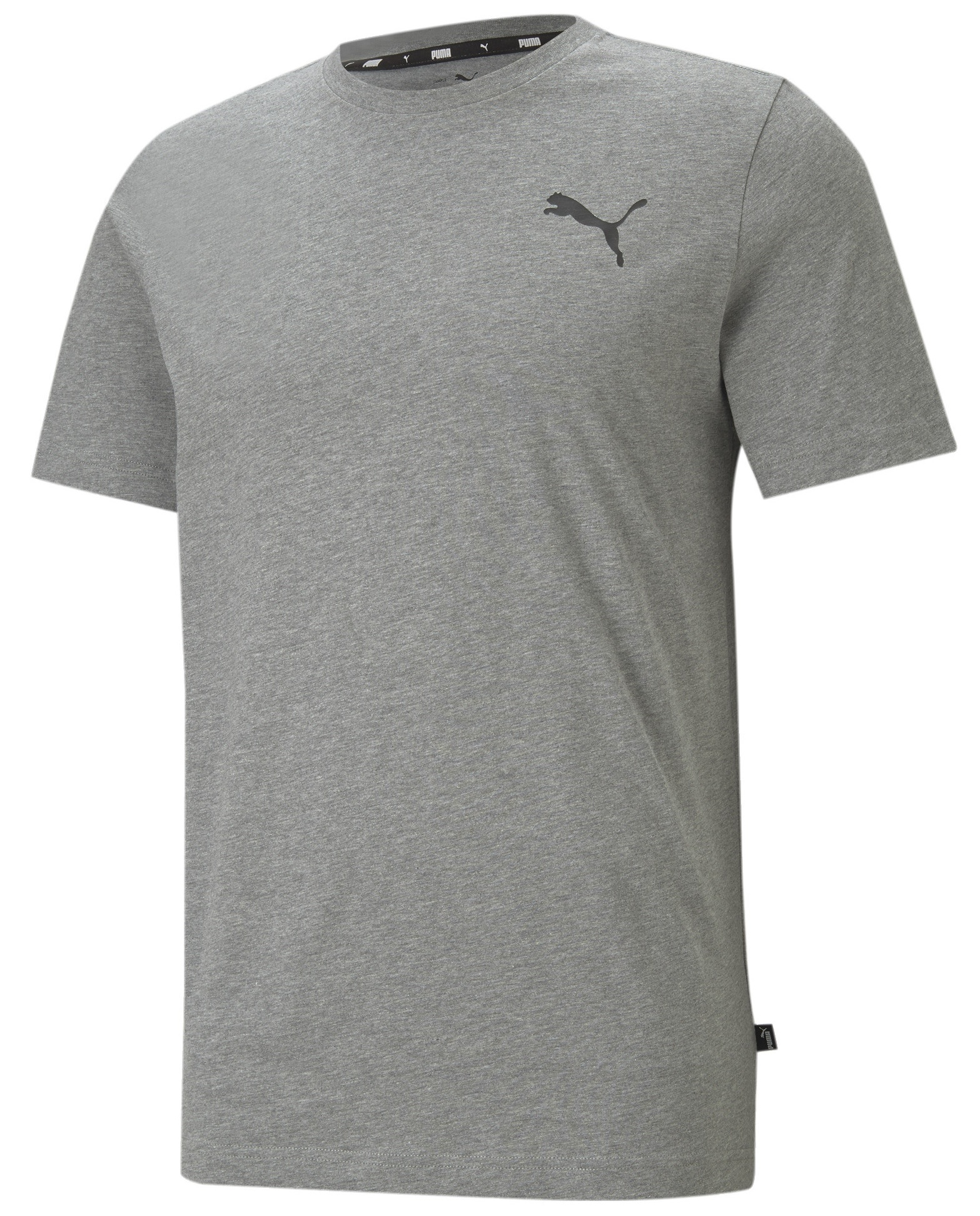 Puma Ess Small Logo Tee Medium Gray Heather