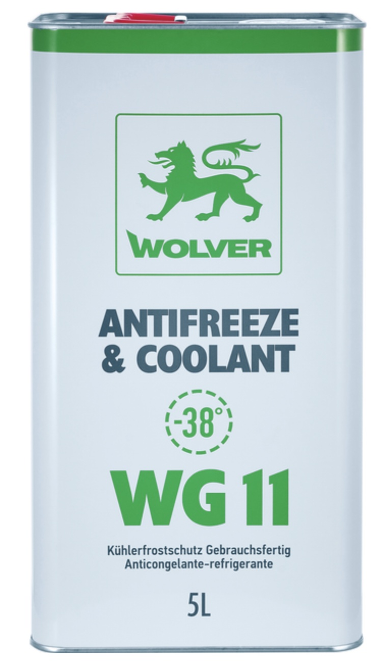 Antigel Wolver AntiFreeze WG11 Green 5L Metal