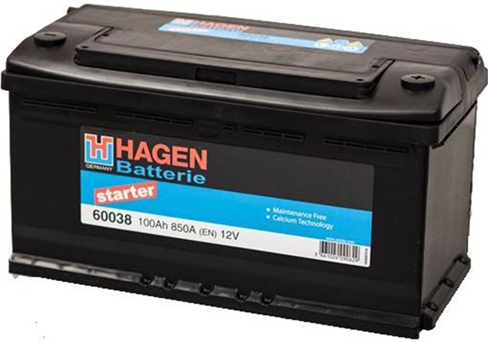Acumulatoar auto Hagen 60038 Starter