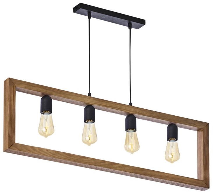 Lustră Tk-Lighting Metro 4276 Natural Wood