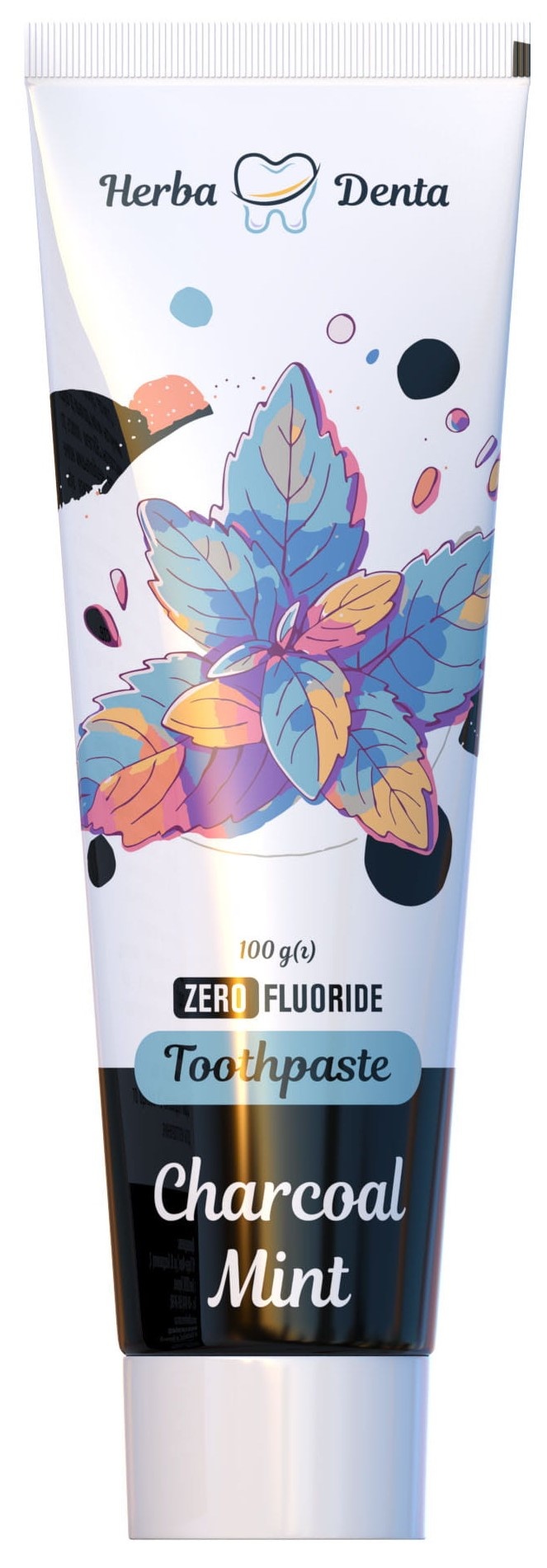 Pastă de dinţi Herba Denta Fluoride Free Carbon Mint 100ml