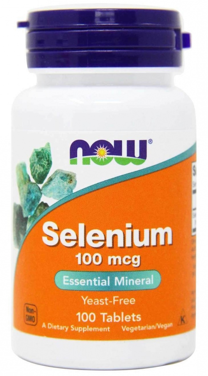 Vitamine NOW Selenium 100mcg 100tab