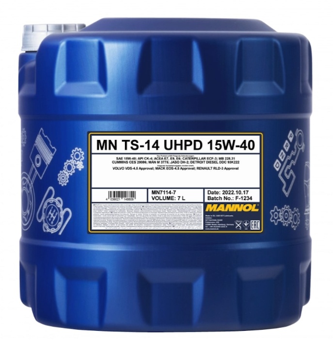 Ulei de motor Mannol TS-14 UHPD 15W-40 7114 7L