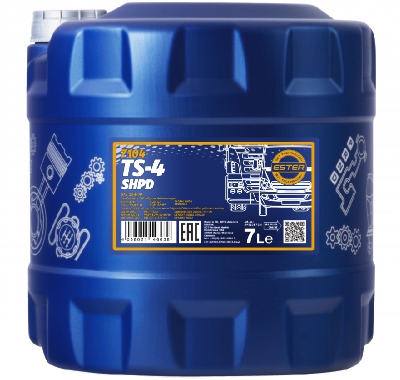 Ulei de motor Mannol TS-12 SHPD 10W-30 7112 7L