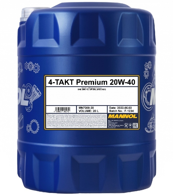 Ulei de motor Mannol 4-Takt Premium 7209 20L