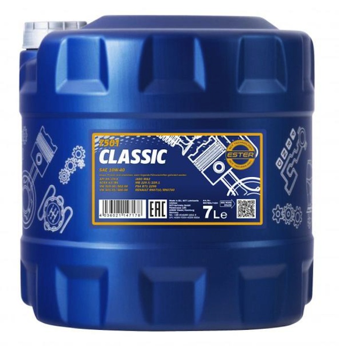 Ulei de motor Mannol Classic 10W-40 7501 7L