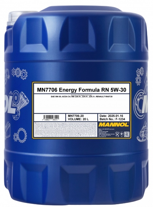 Mannol Energy Formula RN 5W-30