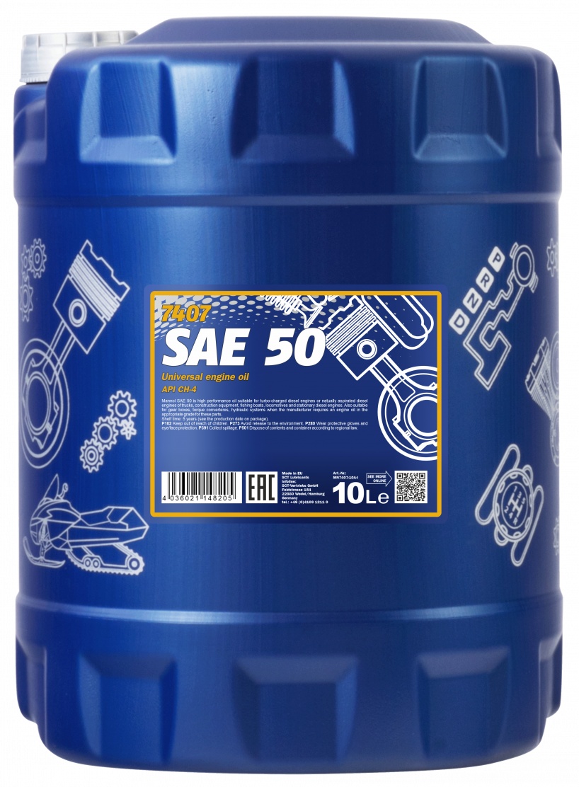 Ulei de motor Mannol SAE 50 7407 10L