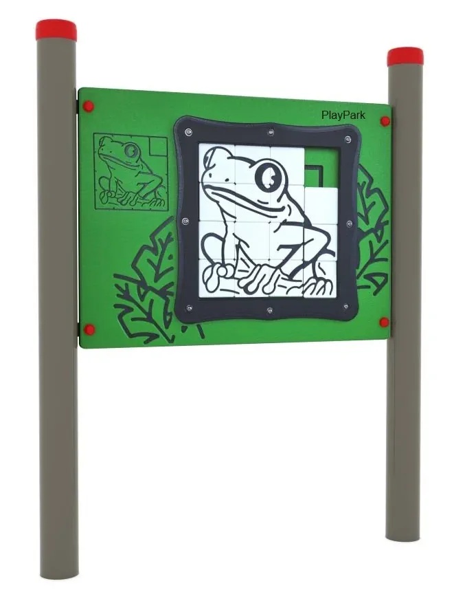 Panou interactiv PlayPark Puzzle Frog