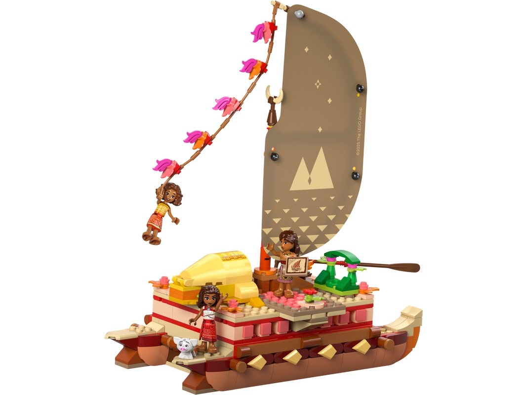 Set de construcție Lego Disney: Moana's Adventure Canoe (43270)