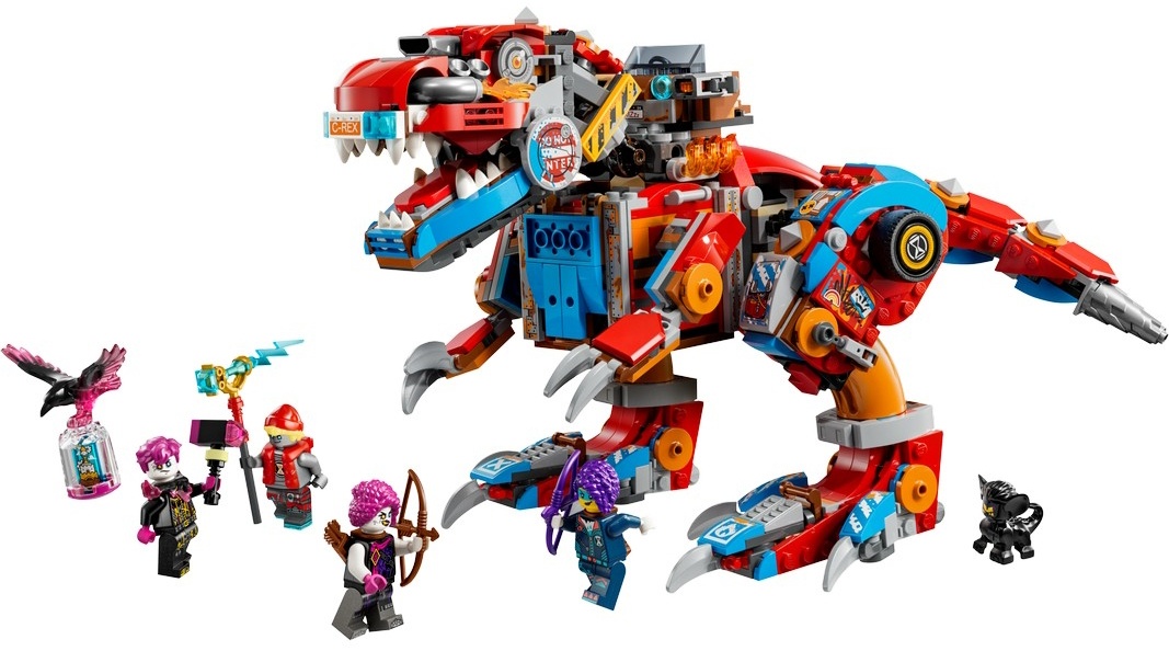 Set de construcție Lego Dreamzzz: Cooper's Robot Dinosaur C-Rex (71484)