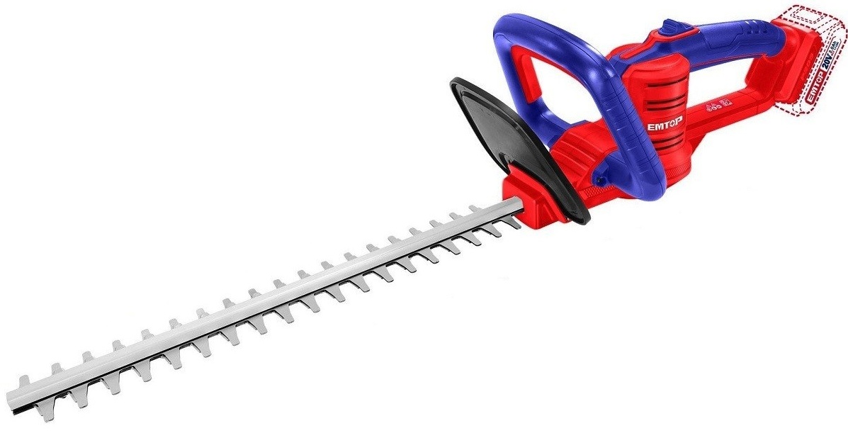 Mașina de tuns gard viu cu acumulator EMTOP ELHT20018