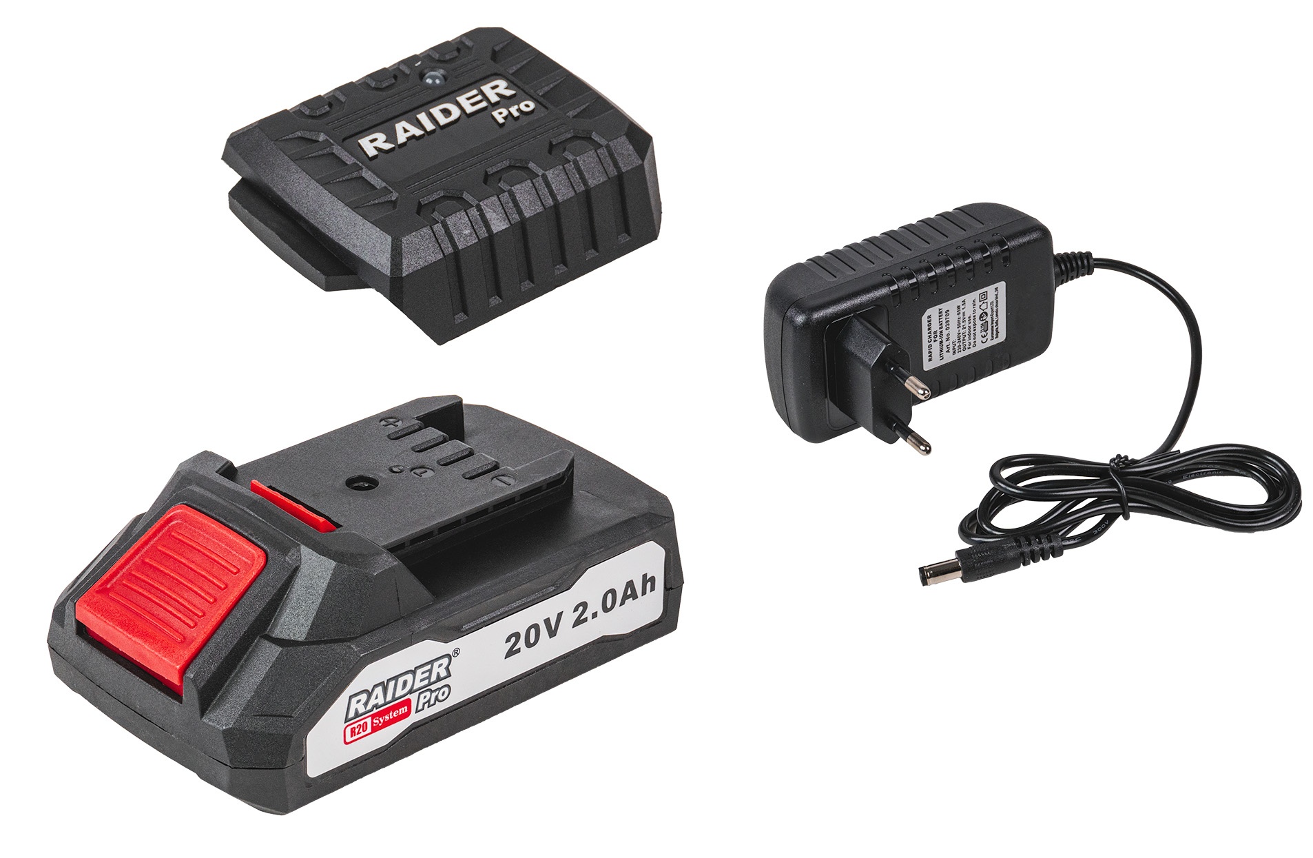 Set încărcător și acumulator Raider R20 (32133)