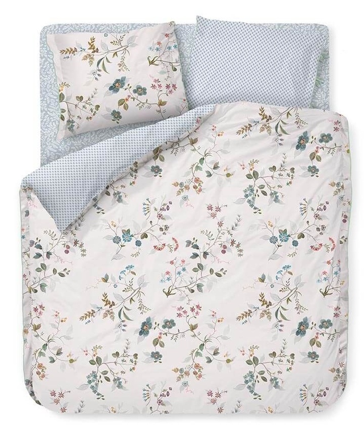 Lenjerie de pat Pip Studio Kawai Flower White 240x200/220cm (255827)