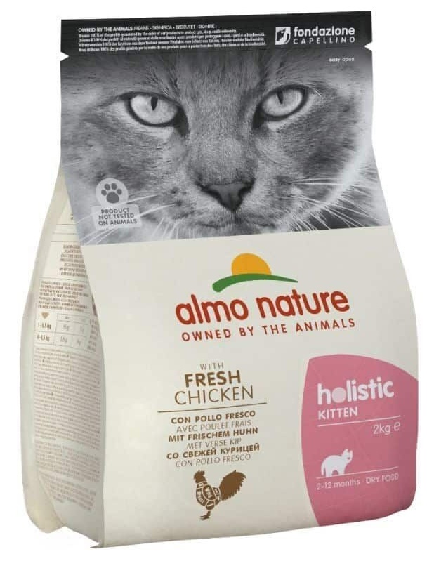 Hrană uscată pentru pisici Almo Nature Holistic Kitten Chicken 2kg