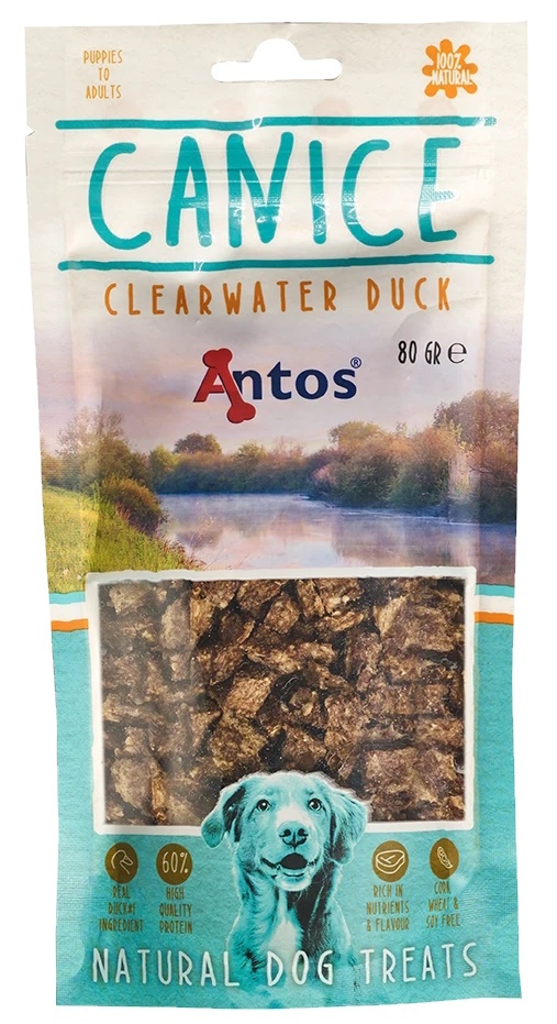 Snackuri pentru câini Antos Canice Duck 80g (20073)