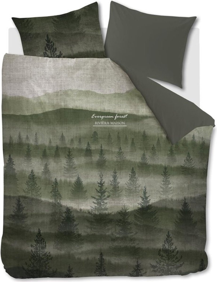Lenjerie de pat Riviera Maison Evergreen Green 240х200/220cm (278948)