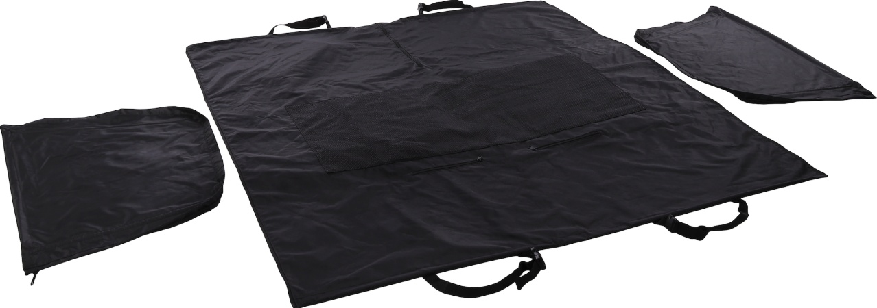 Înveliș pentru scaun auto Flamingo Logi Black 145x130cm (68698)