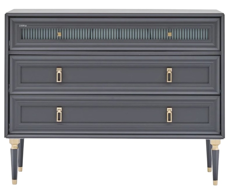 Comodă Dogtas Lorenta 3200385200 Anthracite/Gold