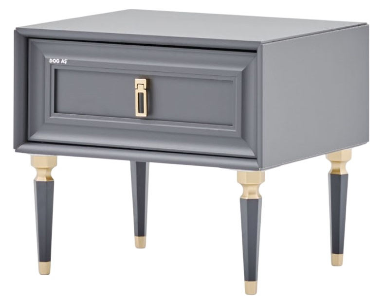 Noptieră Dogtas Lorenta 3200385202 Anthracite/Gold