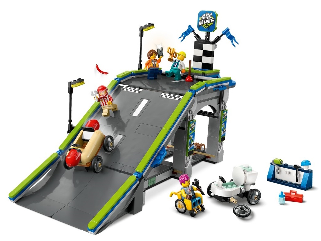 Set de construcție Lego City No Limits: Race Car Ramp (60460)