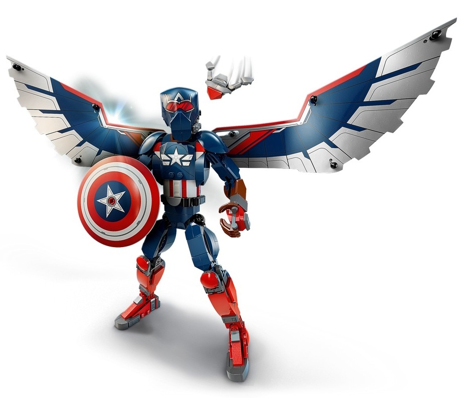 Set de construcție Lego Marvel: New Captain America Construction Figure (76296)
