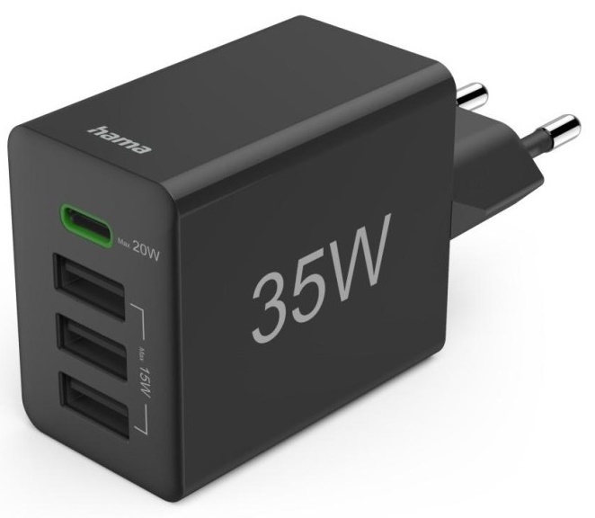 Încărcător Hama Mini-Charger 35W Black (201990)