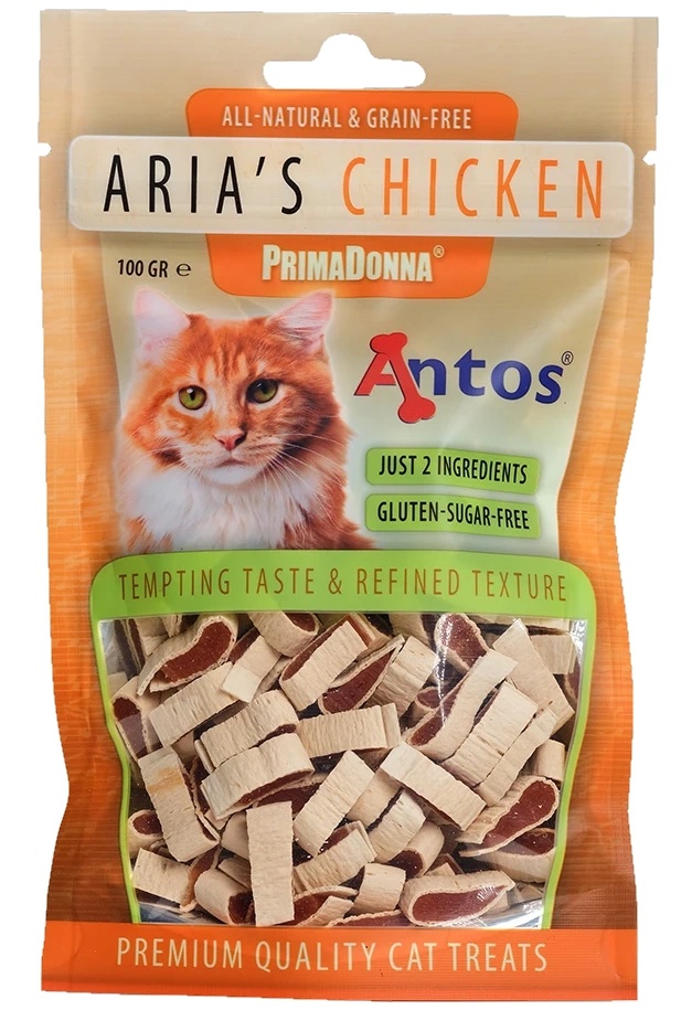 Snackuri pentru pisici Antos PrimaDonna Aria's Chicken 100g (10230)