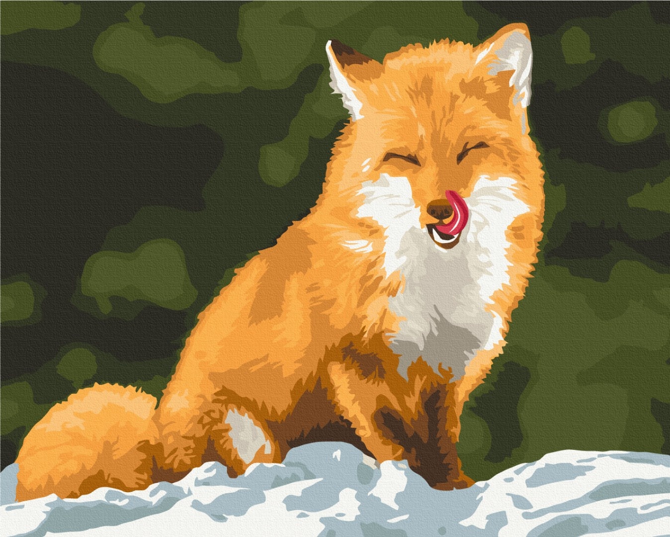 Tablou pe numere Brushme Vulpea BS52778