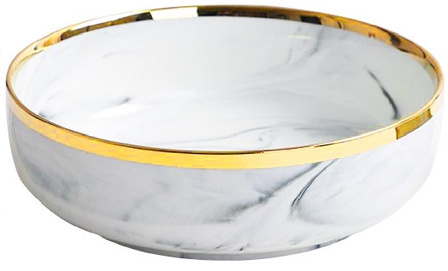 Salatieră Nova Ceramics 21cm Gold Rim