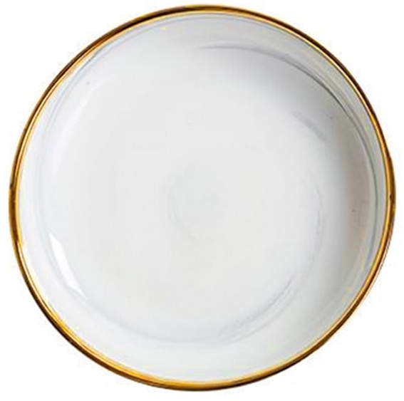 Farfurie adâncă Nova Ceramics 22.5cm Gold Rim