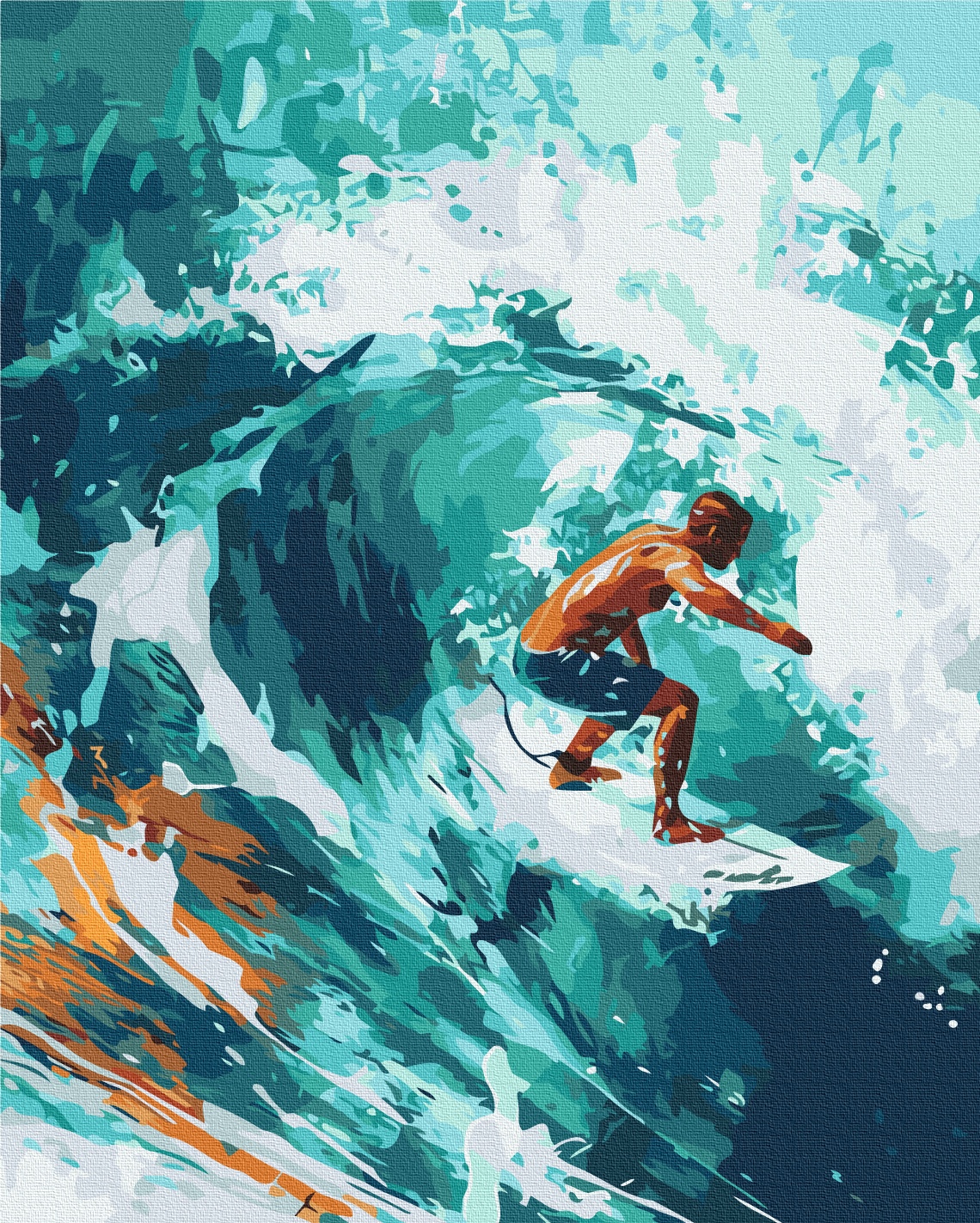 Tablou pe numere Brushme Surferul sufletului BS54101