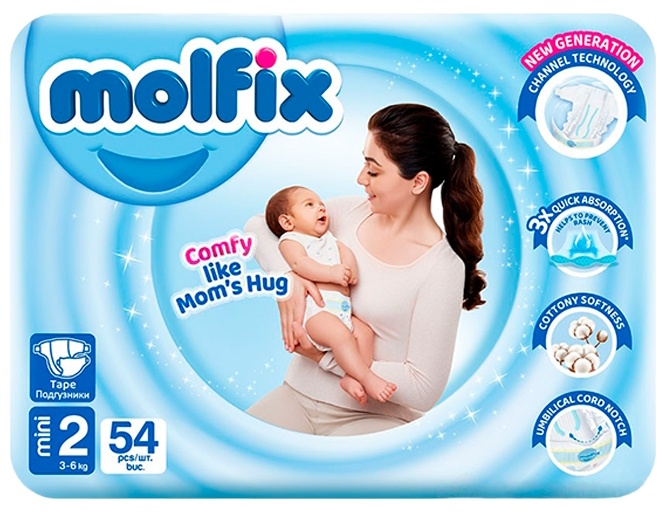 Scutece Molfix Mini 2/54pcs