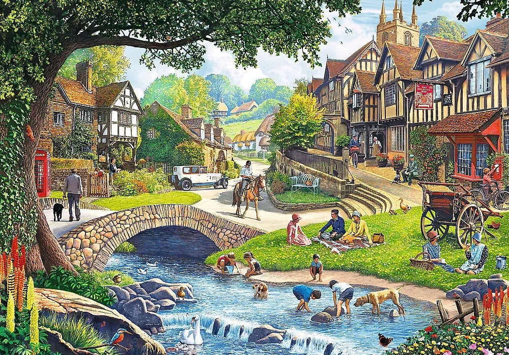 Puzzle Trefl 2x500. Idyllic life (37494)