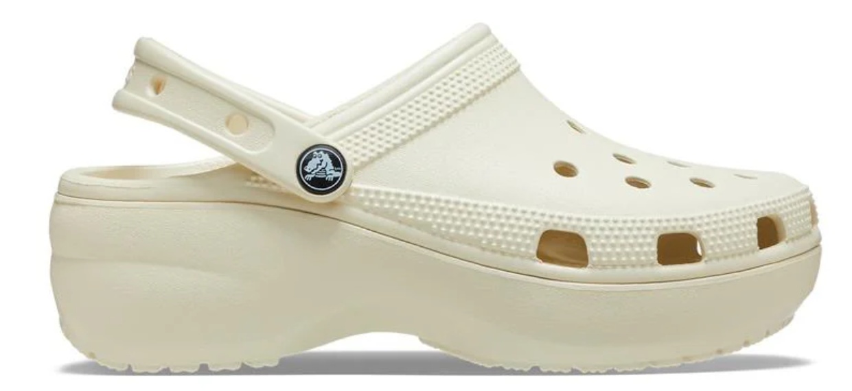 Crocs Classic Platform Clog W Bone, s.39-40
