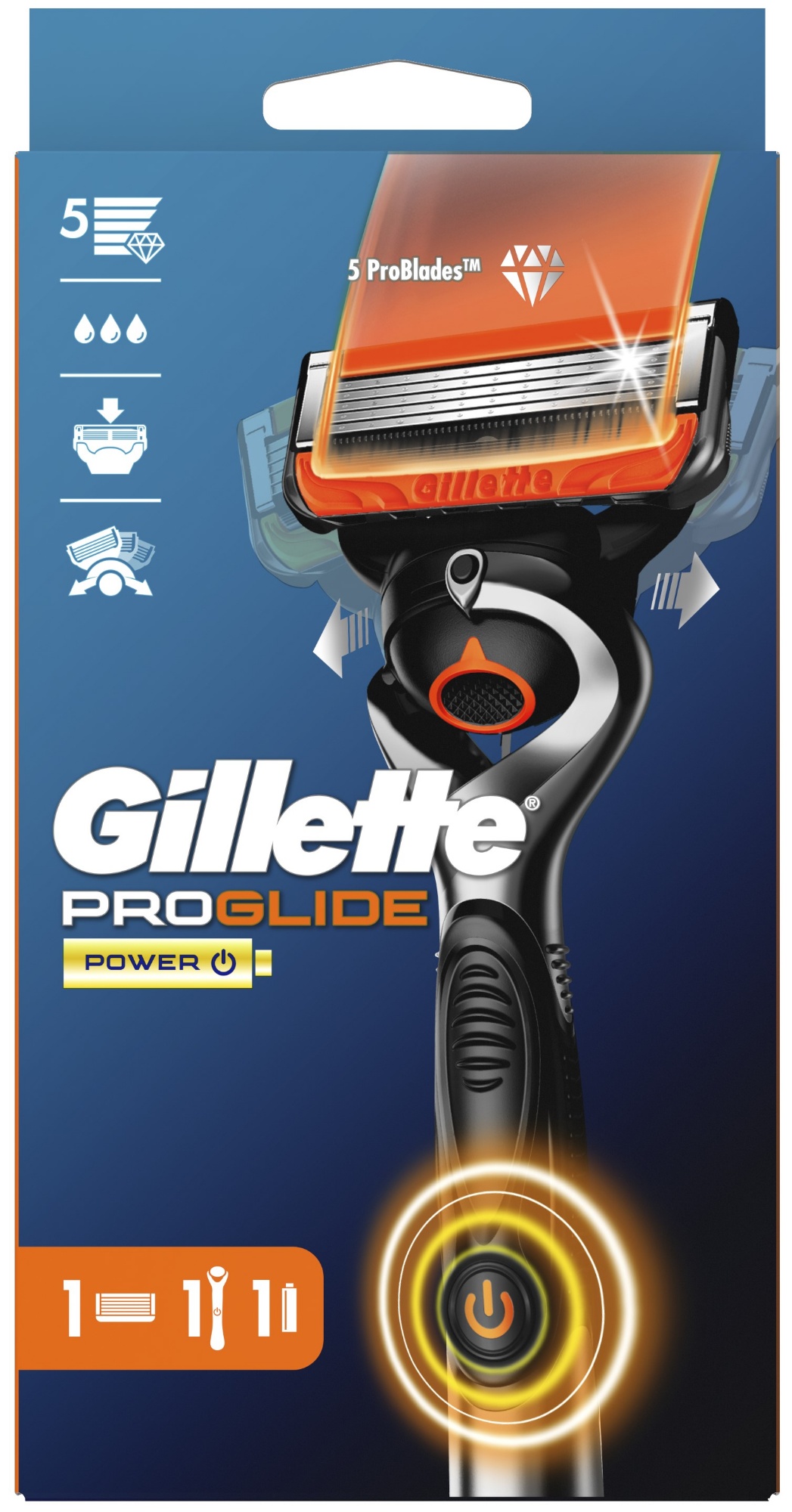Aparat de ras Gillette Fusion Proglide Power Flex + 1 cassete