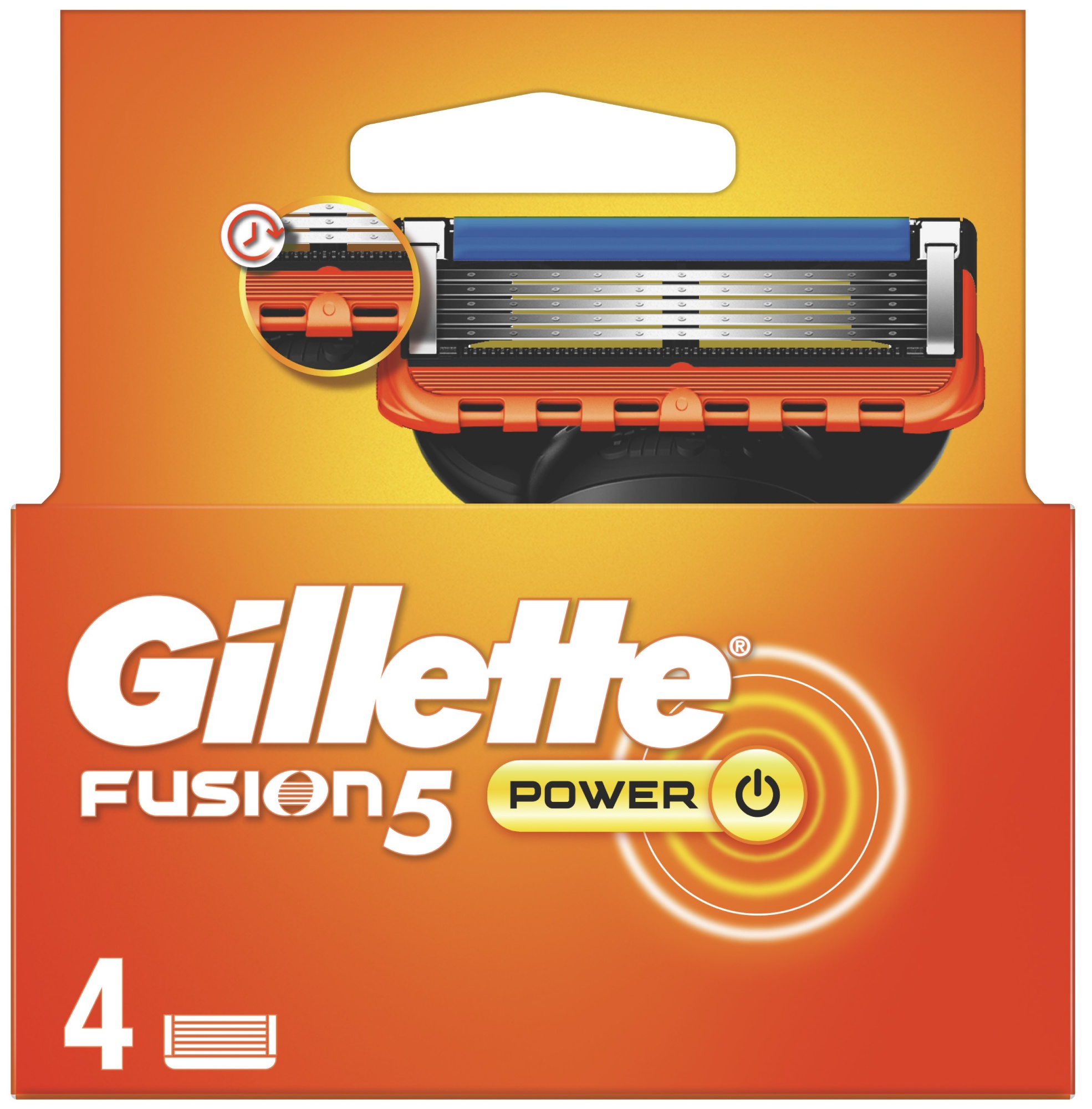 Casete pentru ras Gillette Fusion 4psc