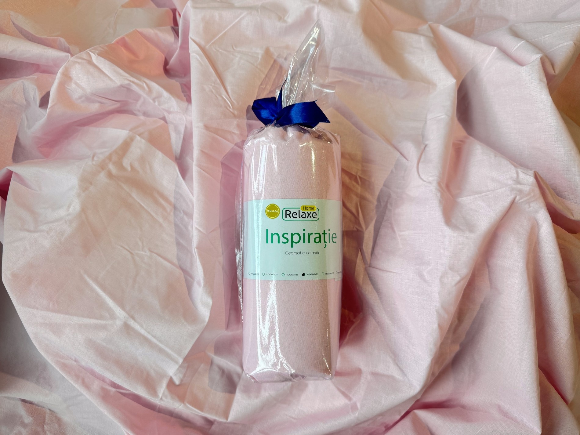 Cearşaf Relaxe Home Inspiratie Light Pink 200x200 (021435)